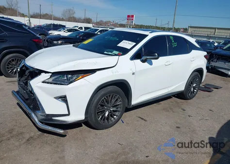 2016 Lexus Rx 350 F Sport z USA, uszkodzony, nr VIN 2T2BZMCA3GC018546
